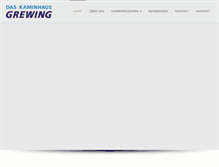 Tablet Screenshot of kaminhaus-grewing.com